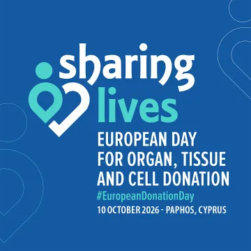© edqm 2026 Das Bild zeigt den Banner für den European Donation Day 2026