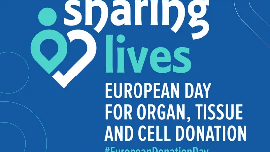 © edqm 2026 Das Bild zeigt den Banner für den European Donation Day 2026
